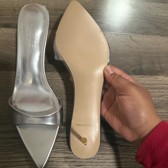 La Femme Silver Heels - Picture 2 of 4